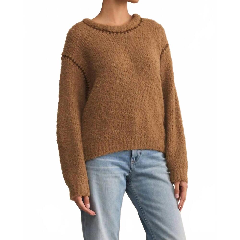NEW Z SUPPLY romnie crewneck sweater in coconut - Picture 4 of 4